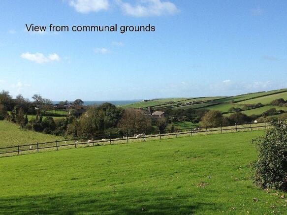 View from communal grounds
