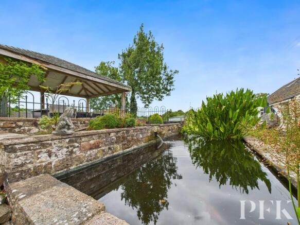Rear Garden - Gazebo & Pond