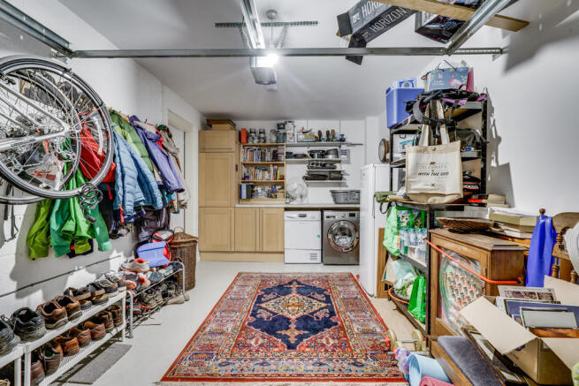 Inside the garage