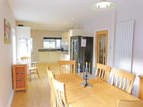 open plan kitchen