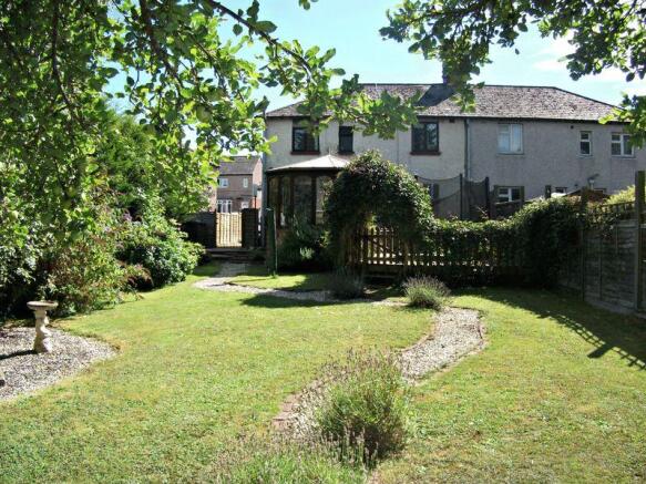 Rear of property