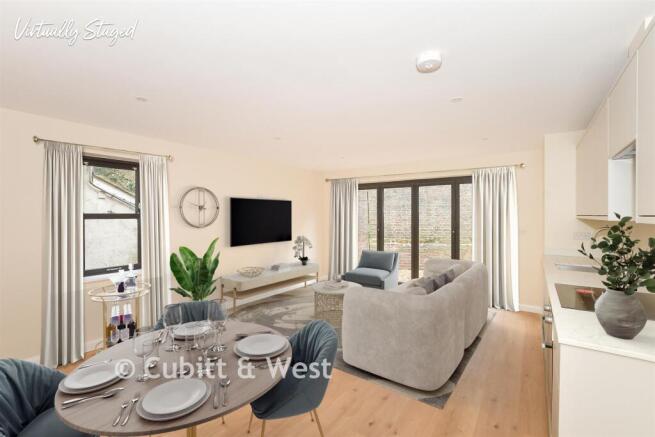 Staged Lounge Kitchen Diner