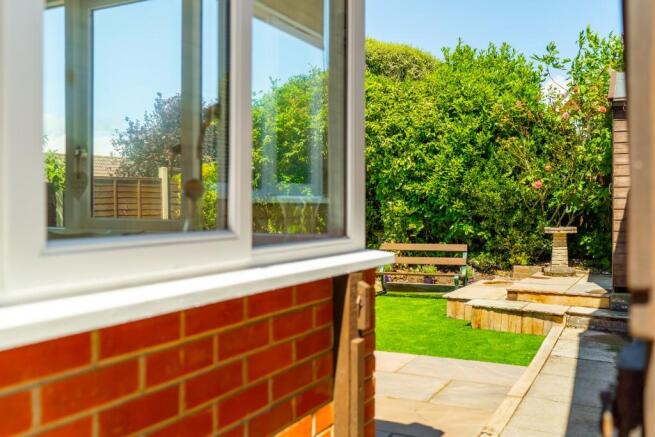 Private rear garden