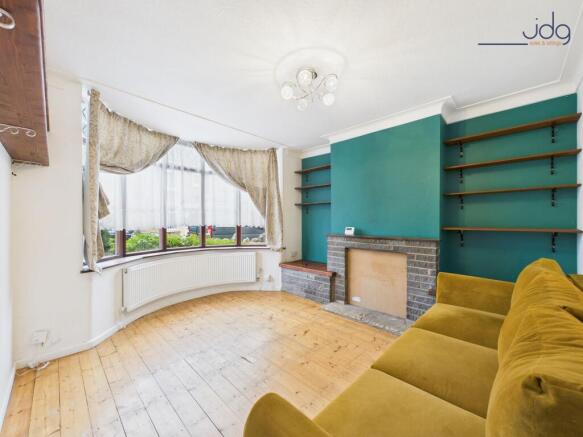 Living Room with Bay Window