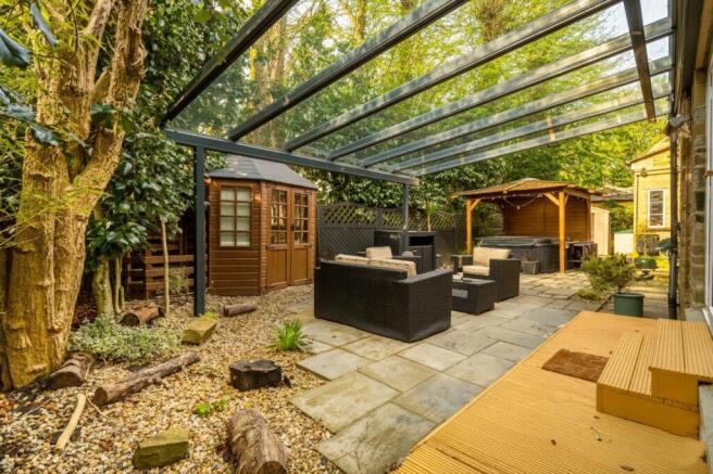 Rear patio