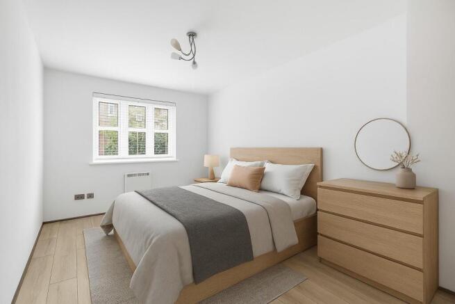 AI enhanced furnished image main bedroom