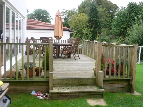 Decked Patio Area