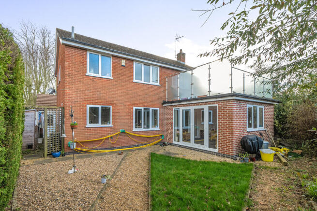 rear of house