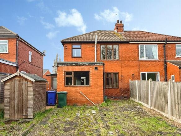 Rear Of Home