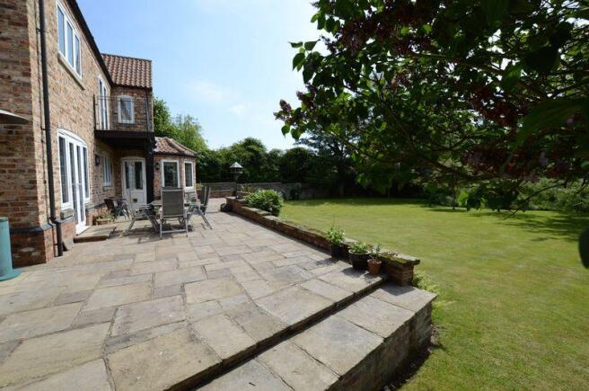 Paved patio area