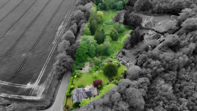 drone shot blacked out