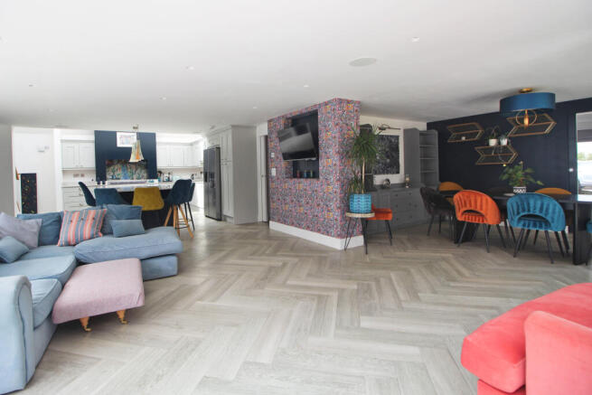 Open plan interiors