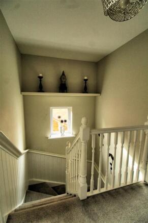Stairs to first floor landing