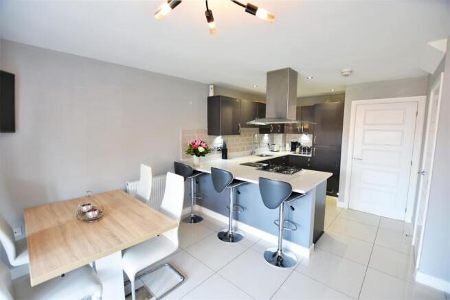Kitchen open to Family/Dining room