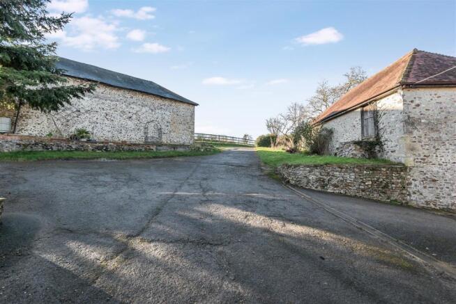 Tractor shed and stables