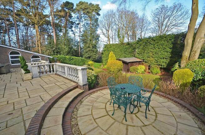 Patio and rear garden