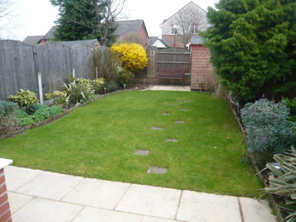 Rear garden