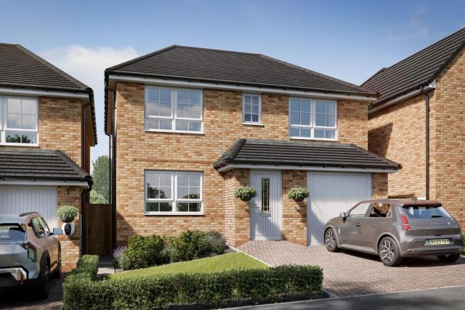 CGI of 4 bedroom Somerleyton home