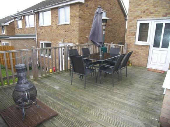 Decked Patio Area