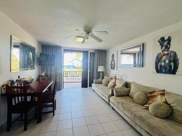 living area and sea view