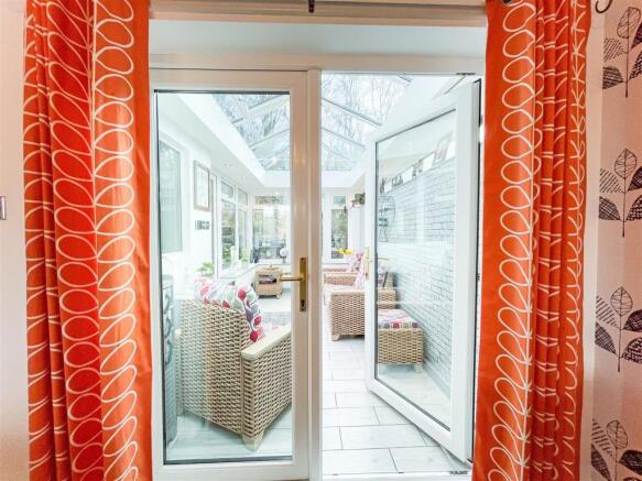 Double doors to Orangery