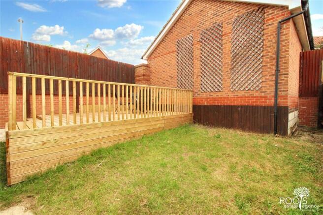Rear garden