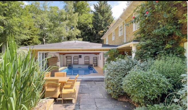 Pool rear view