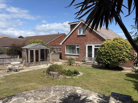Rear of property