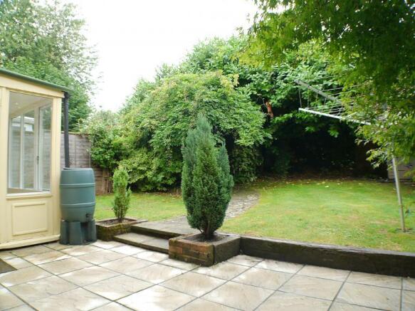 Rear garden
