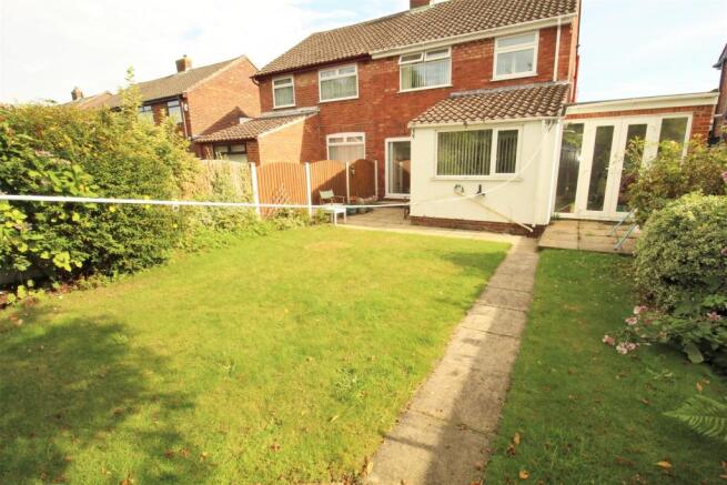 South West Facing Rear Garden