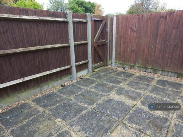 Rear Enclosed Garden Area