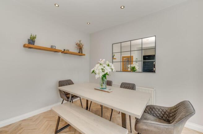 KITCHEN, DINER AND LIVING ROOM