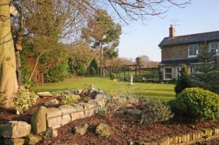 south facing garden