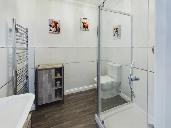 Downstairs shower room