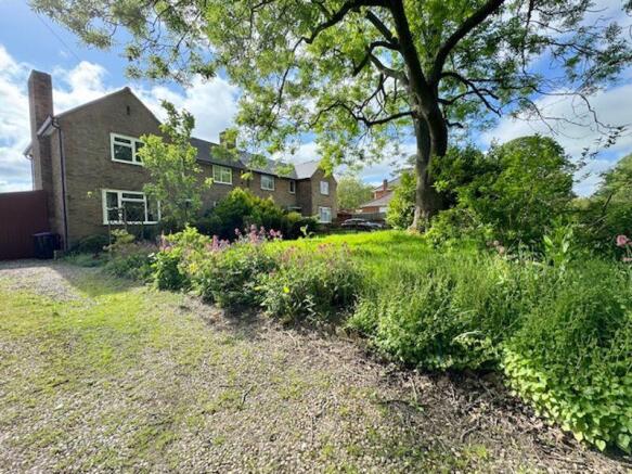 Driveway and garden