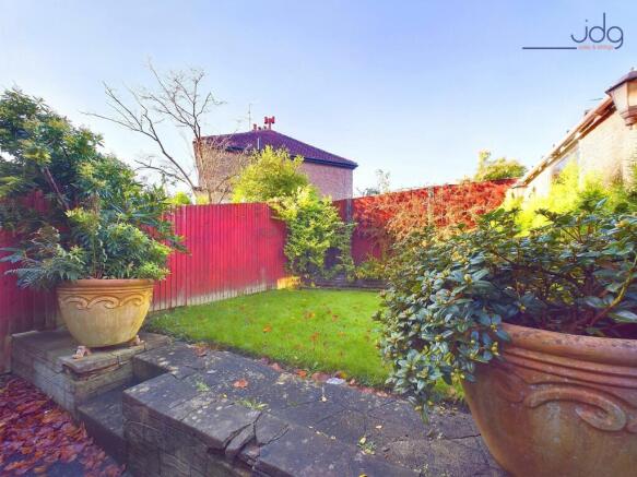The rear garden