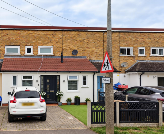 Suburban Terrace with School Sign.png