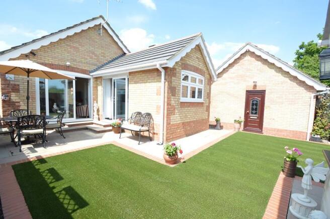 Rear of property