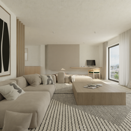 Luxury penthouse right on the harbour of Port de Pollenca with pool