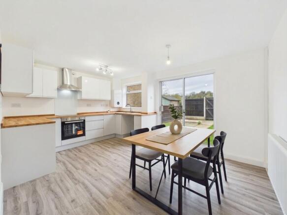 Dining Kitchen (Virtually Furnished)