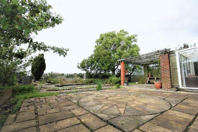 Paved Rear Garden