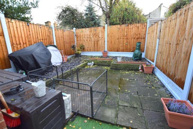 Rear garden: