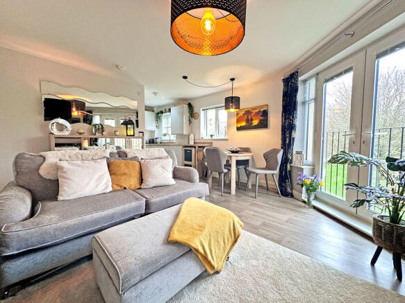 Living/Kitchen/Dining Room