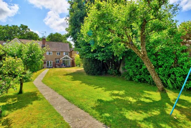 Garden over 130' long