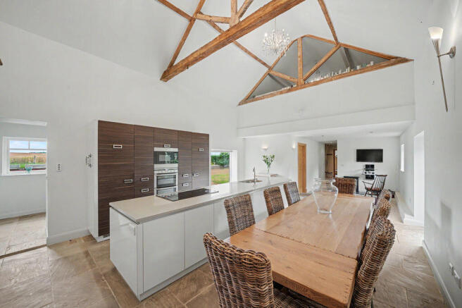 Open plan living kitchen