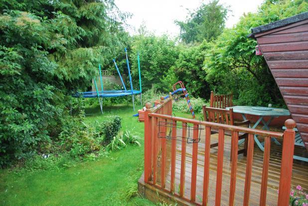 Decking Area by Shed