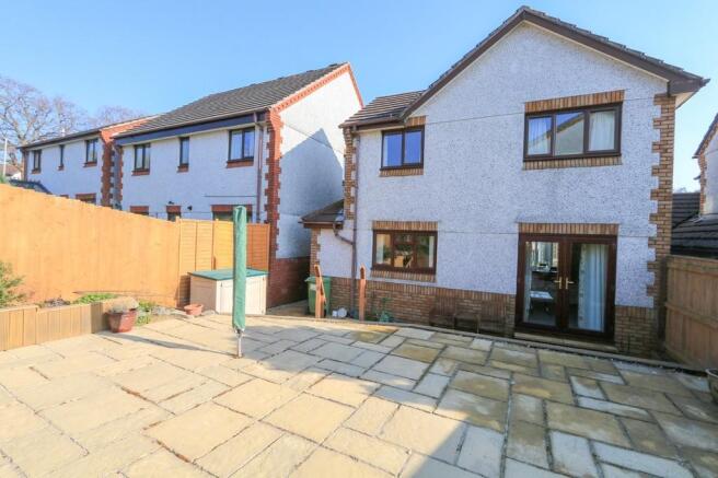 Rear of property