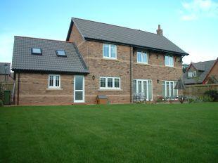 Rear of property