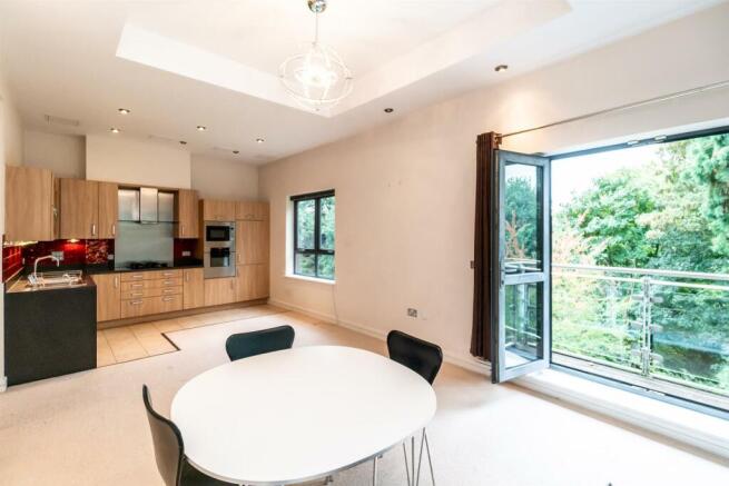 Living/Kitchen/Dining Area