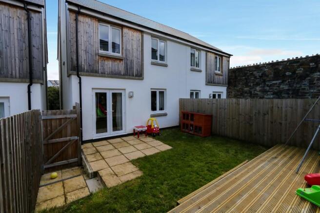 Rear of property